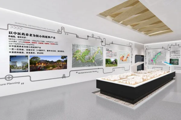 如何打造体现霍山县历史文化的展厅设计